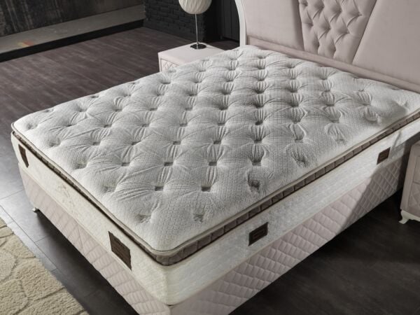 Luvita Ultra Full Ortopedik Pedli Tavşan Tüyü Yatak (Kahve)