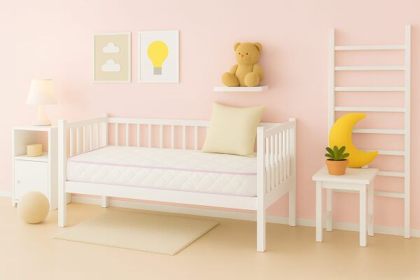 Baby Sensitive Full Ortopedik Sünger Bebek Yatağı-Pembe