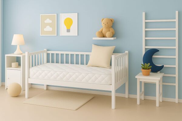 Baby Sensitive Full Ortopedik Sünger Bebek Yatağı-Beyaz