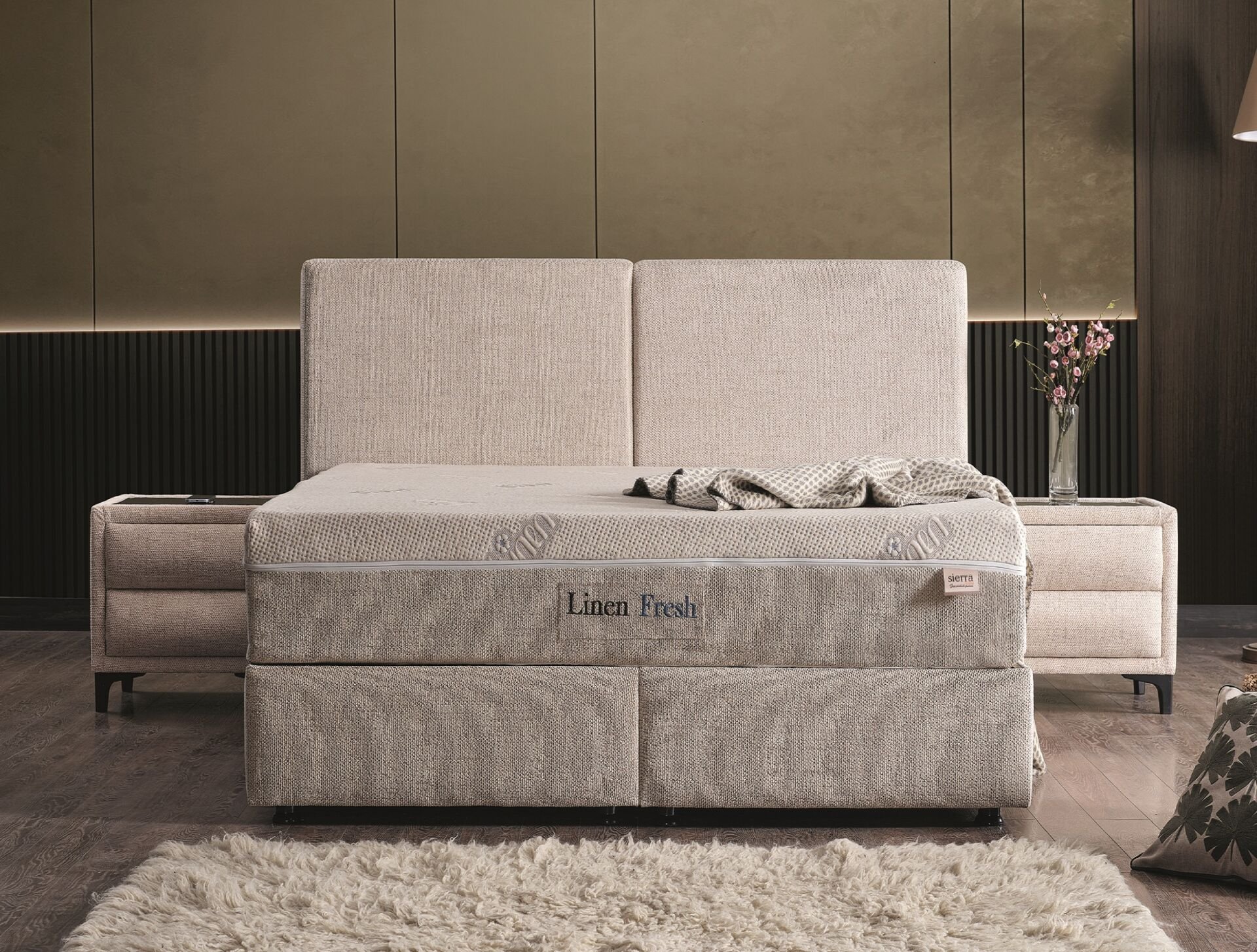 Linen Fresh Kılıflı Full Ortopedik Pocket Yaylı Yatak