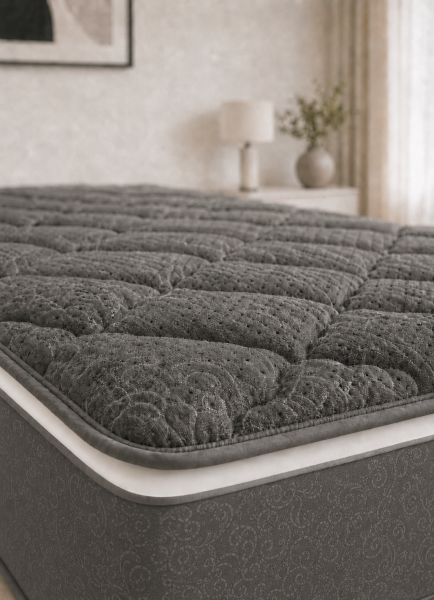 Aura Comfort Ultra Full Ortopedik Pedli Tavşan Tüyü Torba Yaylı Yatak – Antrasit